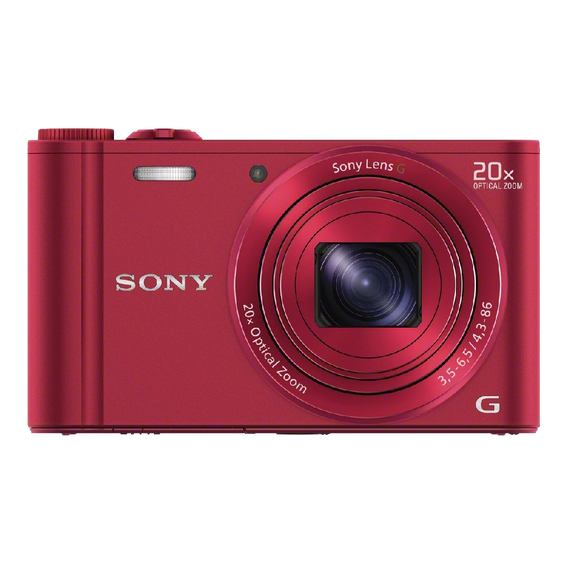 Sony DSC WX300 R 18 MP Digital Camera with 20x Optical Image Stabilized Zoom and 3 Inch LCD